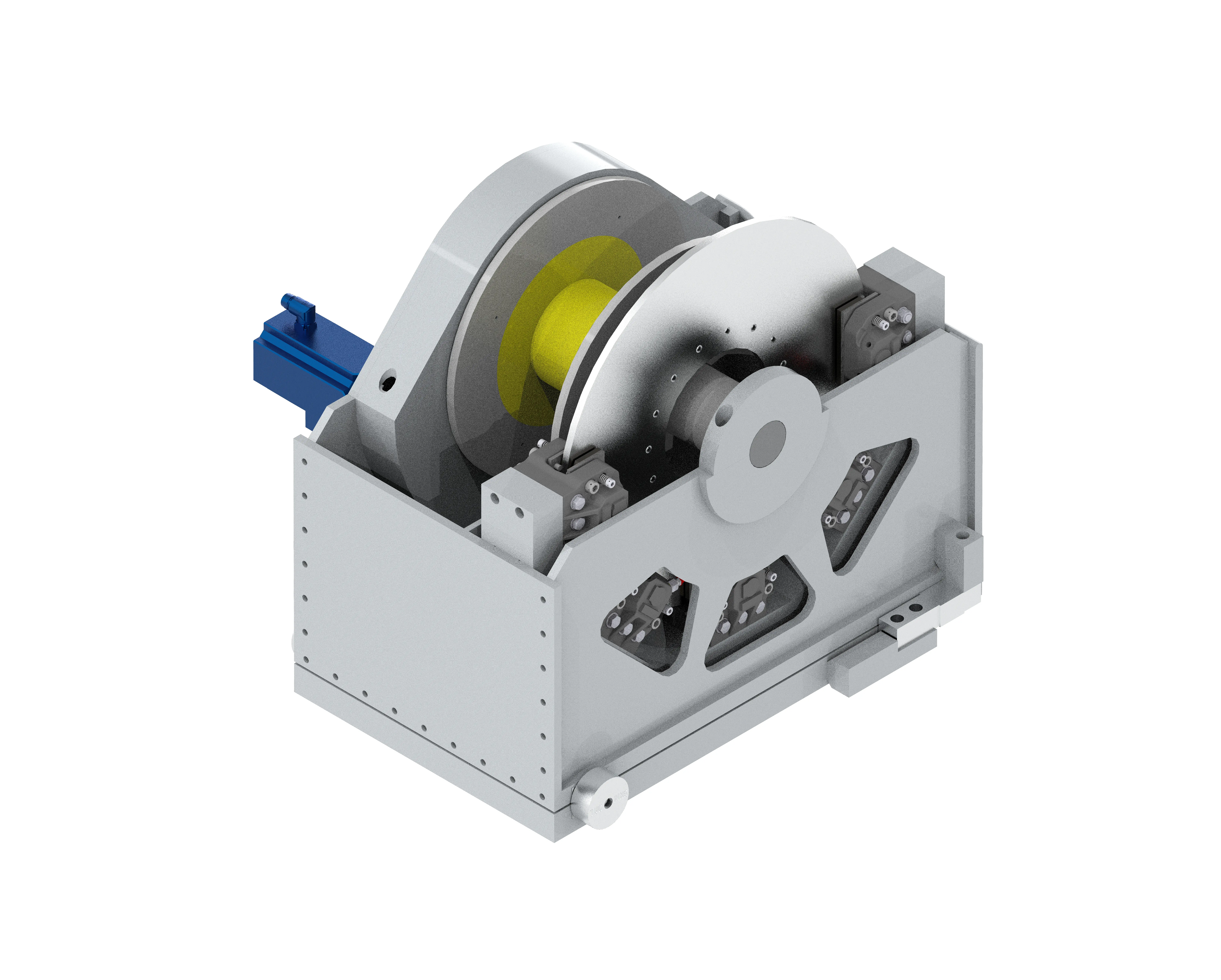EC15 Electric Caliper Winch - Side View